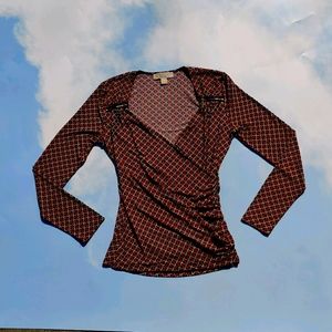 Michael Kors Patterned Dress Top / Blouse